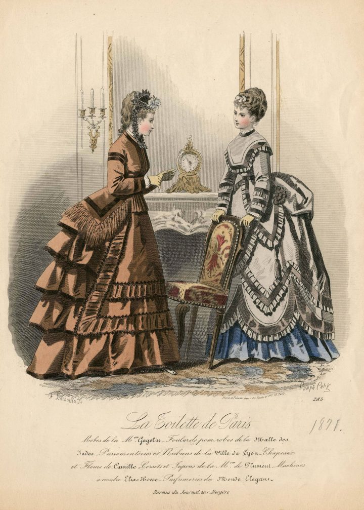 La Toilette De Paris 1869 | Fashion Plates, Victorian concernant Toilette A Paris