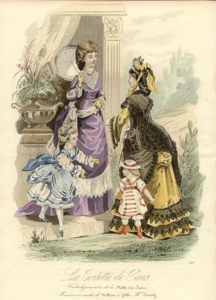 La Toilette De Paris 1873 | 1873S Fashion Plates Ekkor dedans Toilette A Paris