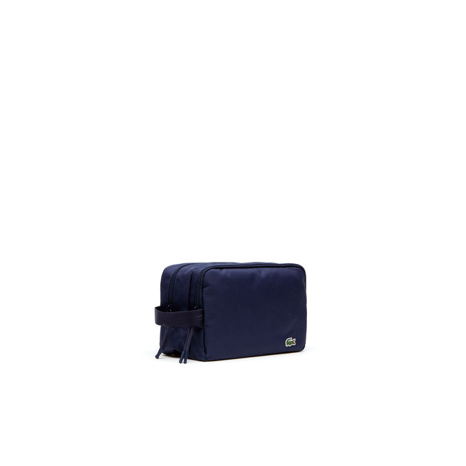 Lacoste Trousse De Toilette Double Zip Neocroc Unie dedans Trousse De Toilette Lacoste