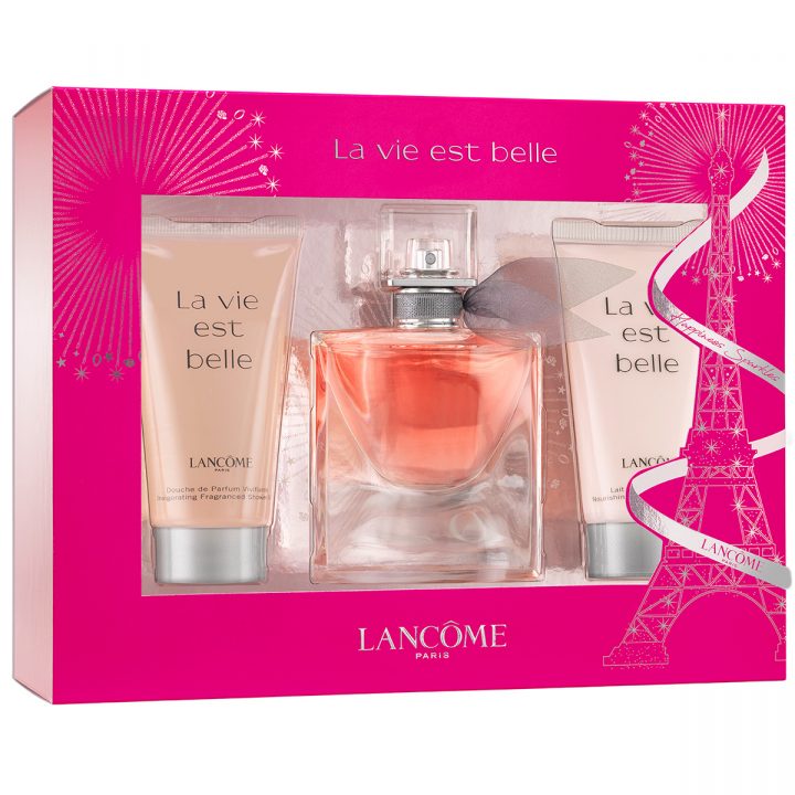 Lancôme La Vie Est Belle Edp Gift Set | Julklapp Till intérieur Gel Douche La Vie Est Belle