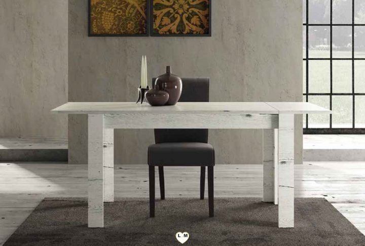 Landy Chene Blanc Sejour Salle A Manger Romantique : La à Salle A Manger Chene Blanchi