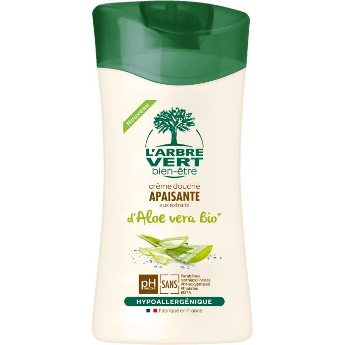 L'Arbre Vert Crème Douche Apaisante Aux Extraits D'Aloe avec Gel Douche L Arbre Vert