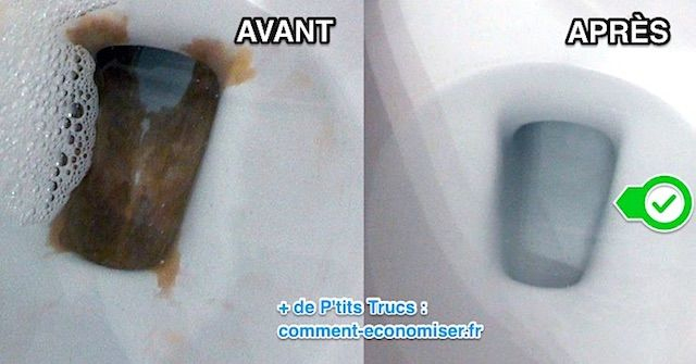 L'Astuce Pour Détartrer Le Fond De La Cuvette Des Wc Sans tout Acide Chlorhydrique Toilette