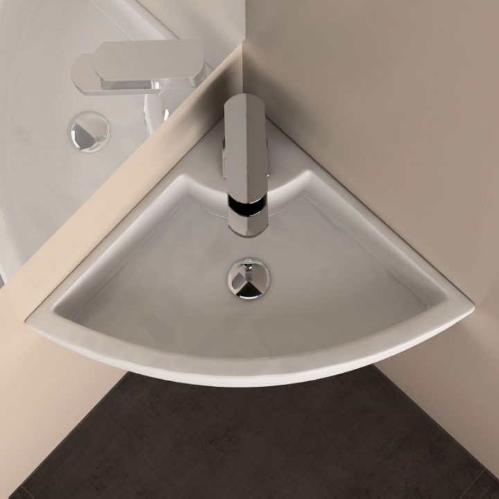 Lave Main D'Angle 31 Cm En Céramique, Pure Throughout serapportantà Maison De Toilette D Angle Lave Main D'Angle 31 Cm En Céramique, Pure Throughout serapportantà Maison De Toilette D Angle