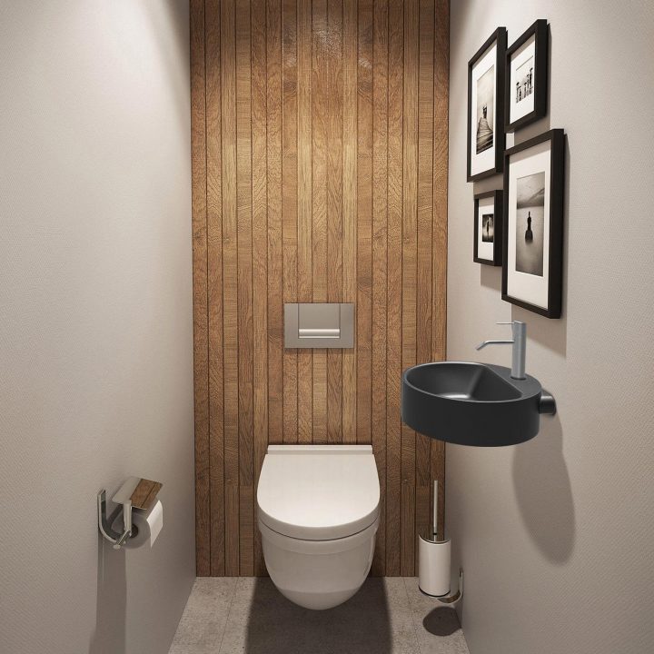 Lave-Main, Meuble Et Sèche-Mains – Wc, Abattant Et Lave intérieur Toilettes Leroy Merlin
