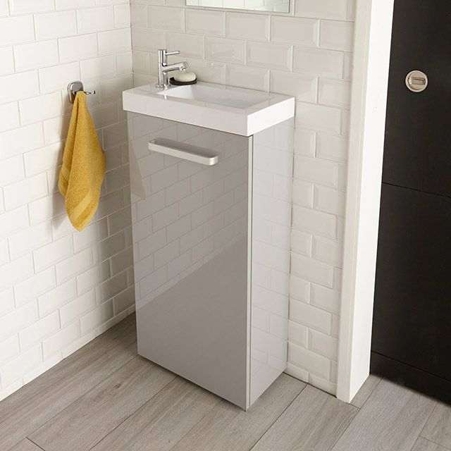 Lave-Mains Gris Beryl – Castorama | Lave Main Toilette à Toilette Au Lavabo