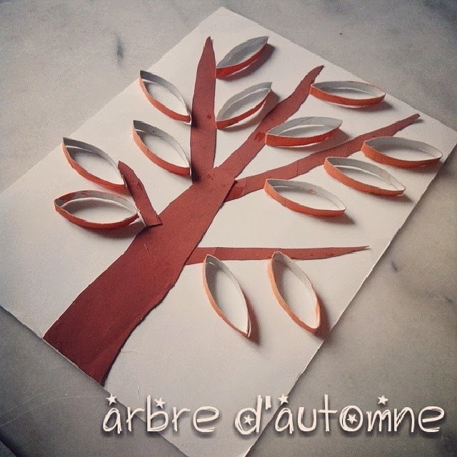 Le Blog De Lorraine: Arbre D'Automne En Rouleaux De Papier serapportantà Fleur Avec Rouleau Papier Toilette
