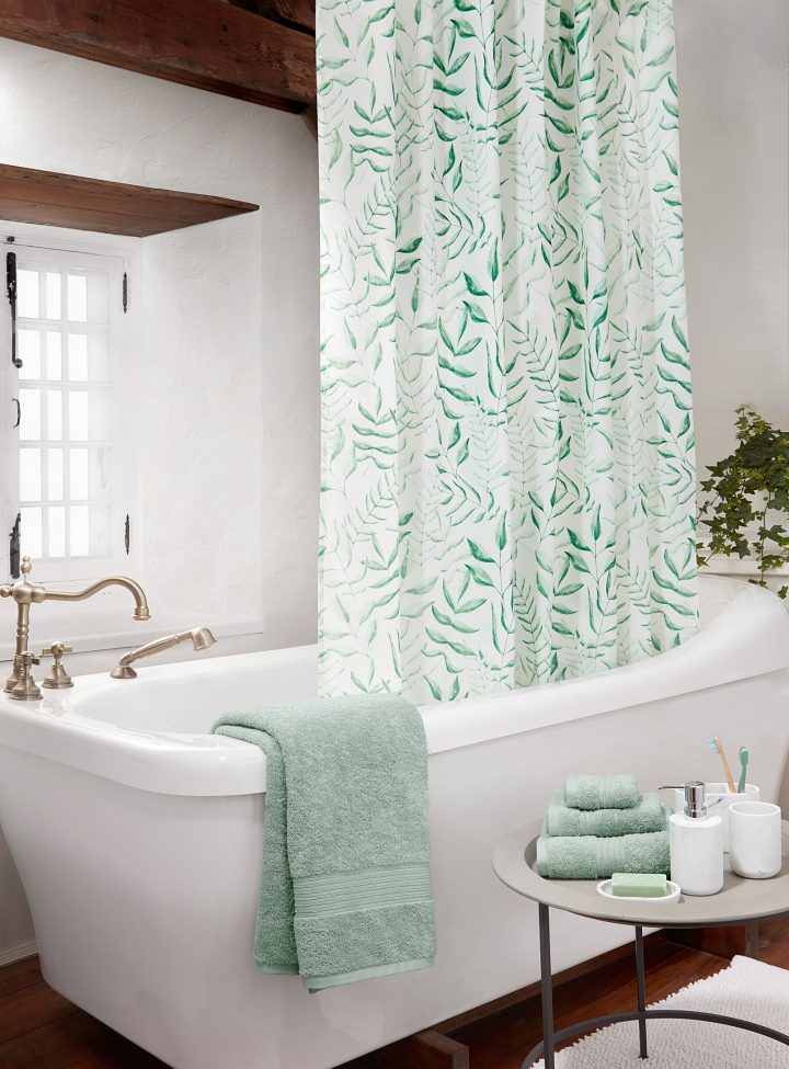 Le Rideau De Douche Herbier | Simons Maison | Magasinez destiné Rideau Douche Simons