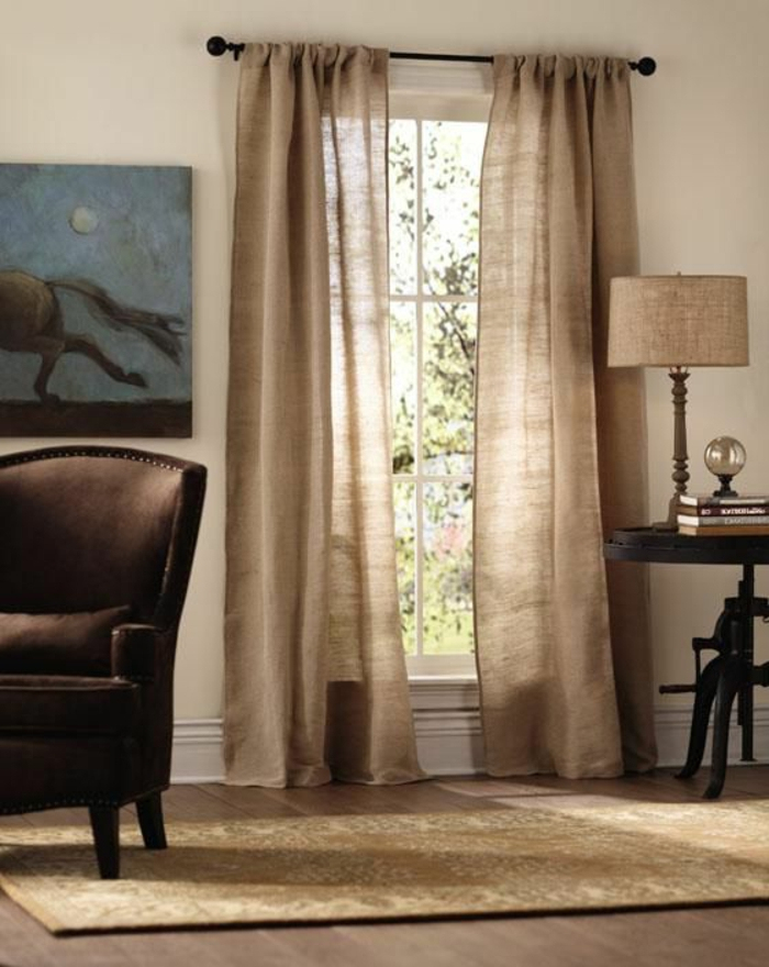 Le Rideau En Lin – Une Belle Décoration Pour L'Intérieur encequiconcerne Rideau En Lin Blanc