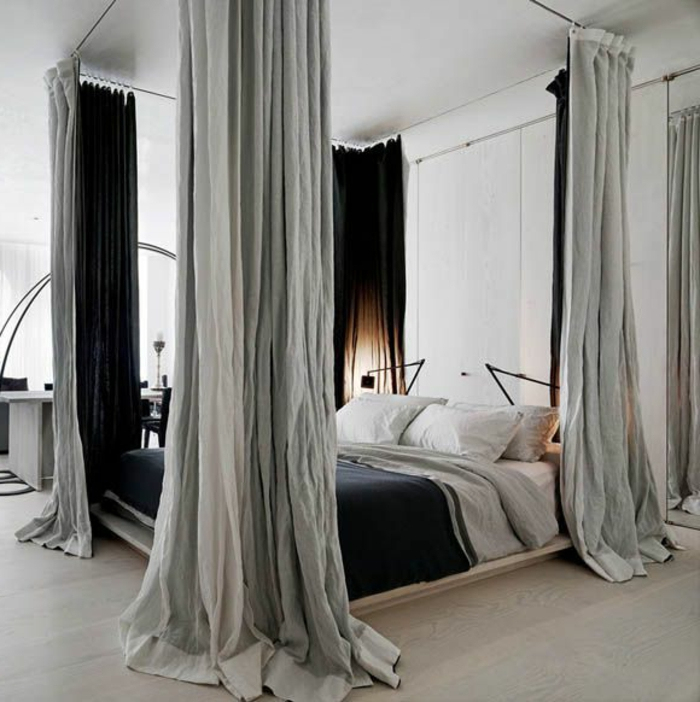 Le Rideau En Lin – Une Belle Décoration Pour L'Intérieur tout Rideau En Lin Gris