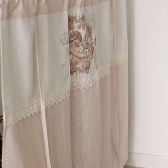 Le Rideau Sous-Evier À Pois Et Anges Romantique En Vente pour Rideaux Sous Plan De Travail Le Rideau Sous-Evier À Pois Et Anges Romantique En Vente pour Rideaux Sous Plan De Travail