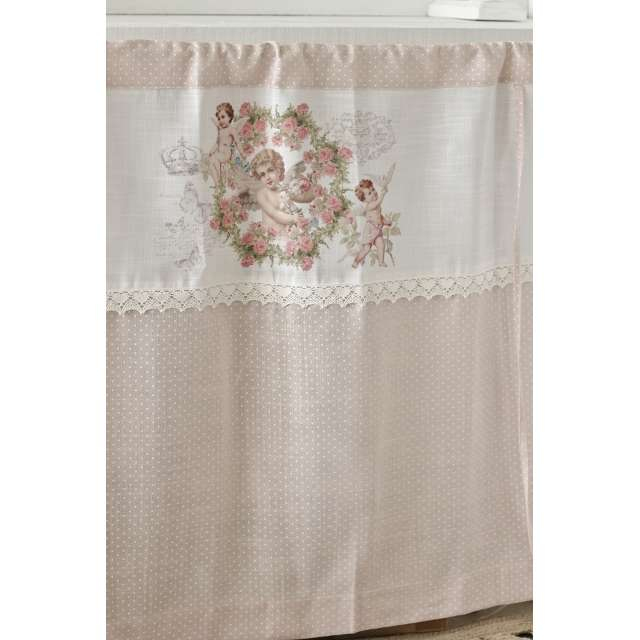 Le Rideau Sous-Evier À Pois Et Anges Romantique En Vente pour Rideaux Sous Plan De Travail Le Rideau Sous-Evier À Pois Et Anges Romantique En Vente pour Rideaux Sous Plan De Travail