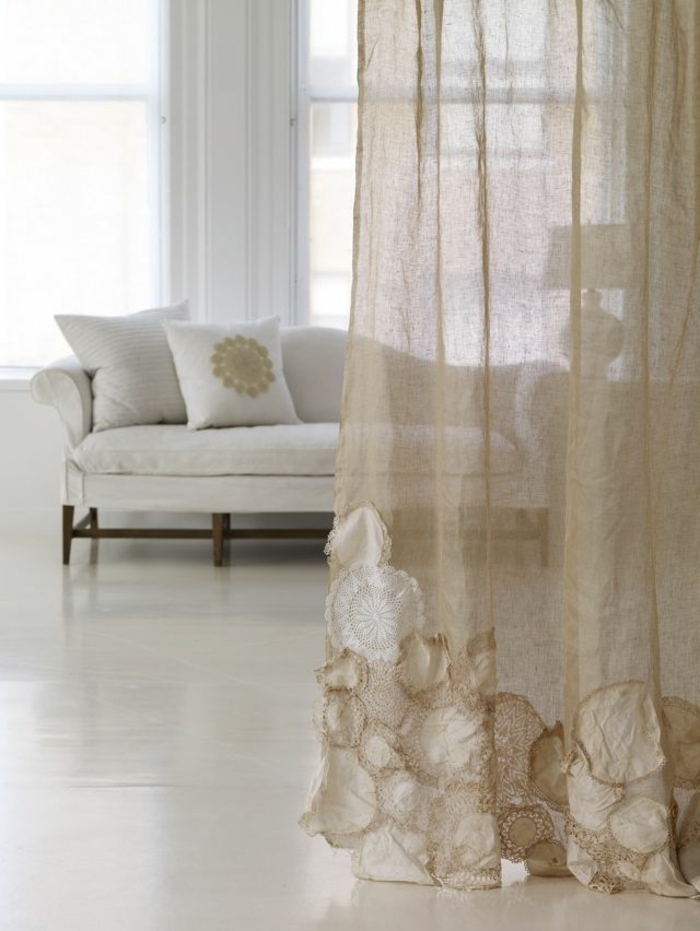 Le Rideau Voilage Dans 41 Photos! serapportantà Rideau Voilage Beige
