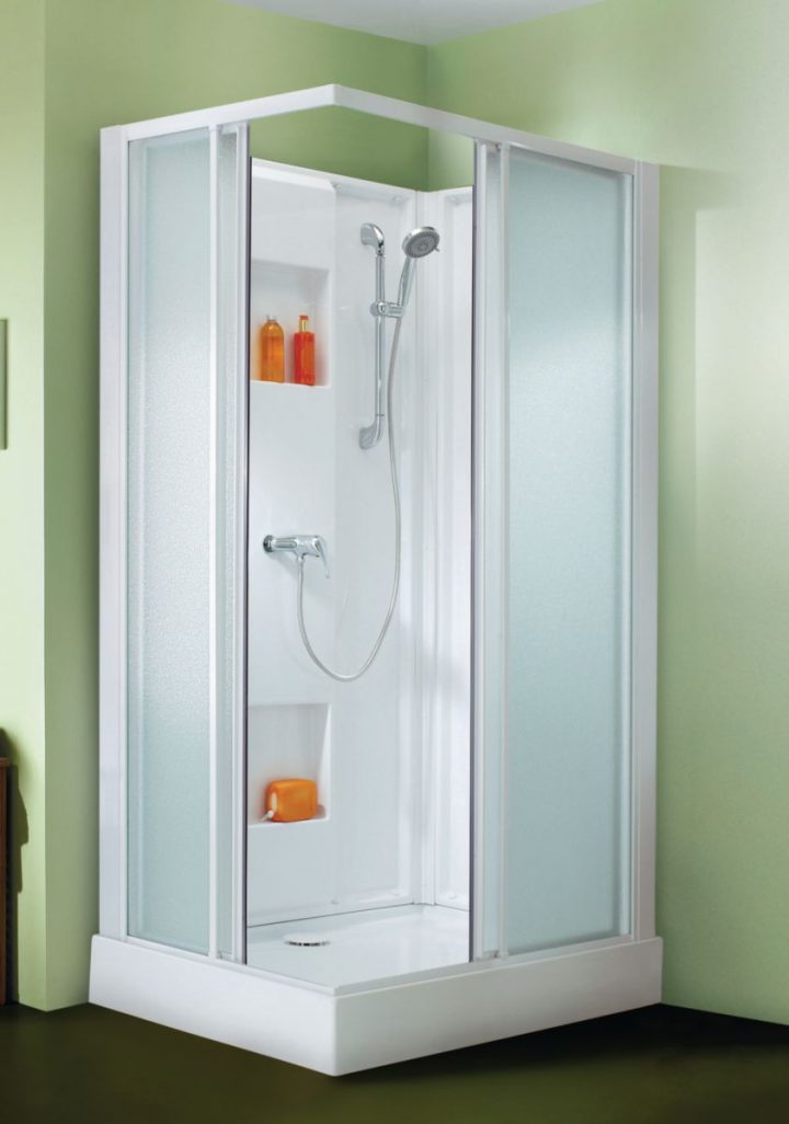 Leda – Cabine De Douche Izibox Rectangle 100X80Cm intérieur Cabine De Douche Cedeo