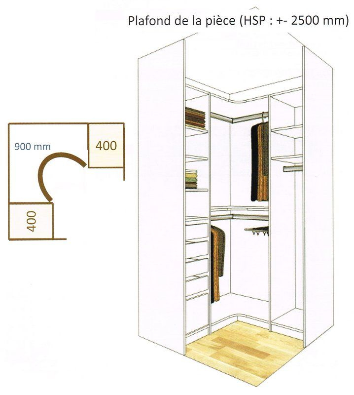 Les 25 Meilleures Id Es De La Cat Gorie Penderie D Angle destiné Tringle Rideau Dressing