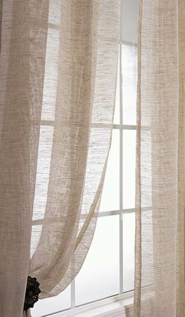 Les Rideaux En Lin Naturel Simbolisent Le Confort Et L intérieur Rideau En Lin Beige