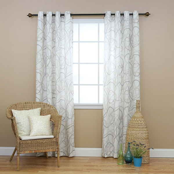 Les Rideaux En Lin Naturel Simbolisent Le Confort Et L serapportantà Rideaux En Lin Naturel