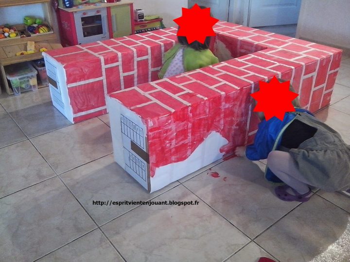 L'Esprit Vient En Jouant: Diy Cheminée En Carton (Activité intérieur Cheminée En Carton Fiche Technique