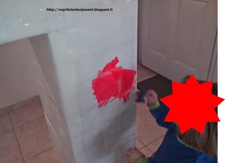 L'Esprit Vient En Jouant: Diy Cheminée En Carton (Activité intérieur Cheminée En Carton Fiche Technique