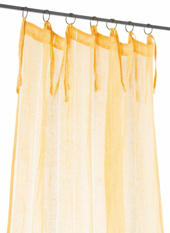 Lin Voilage – Jaune intérieur Rideau Lin Jaune