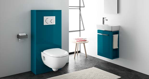 Linéo 2 D'Allia : Habiller Le Bâti-Support Du Wc Et Ranger tout Habillage Toilette Suspendu