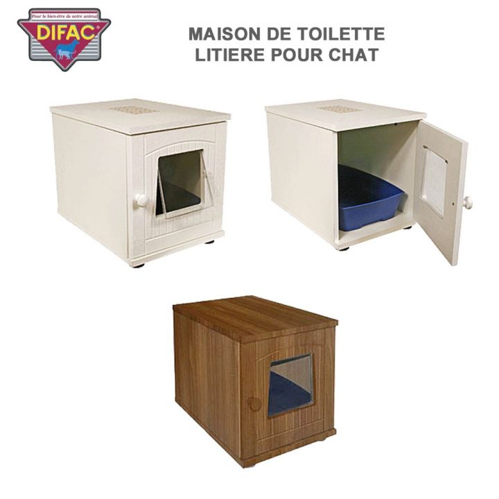 Litière Chat – Maison De Toilette à Maison De Toilette D Angle Litière Chat – Maison De Toilette à Maison De Toilette D Angle