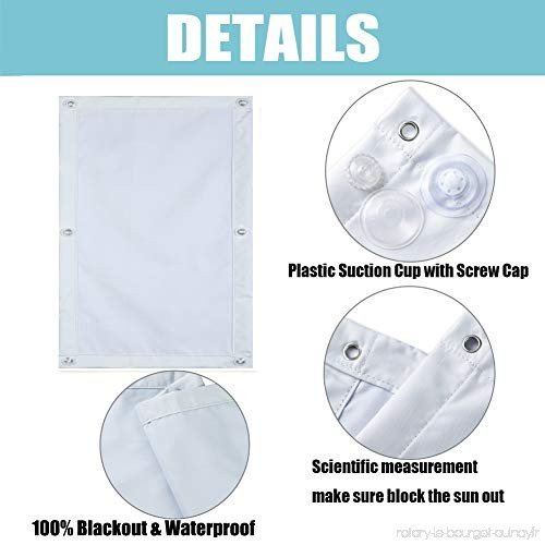 Liveinu Store Pour Fenêtre De Toit Pare-Soleil Rideau intérieur Ventouse Pour Rideau Occultant