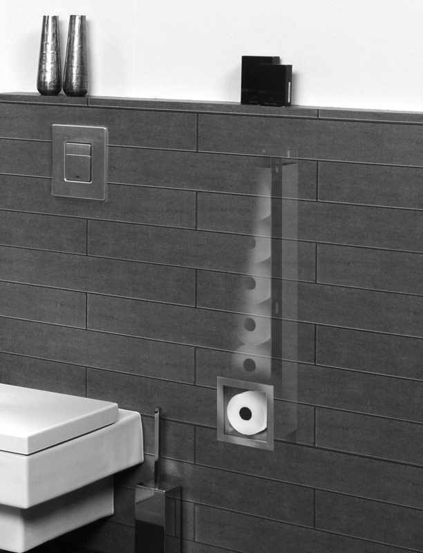 Looox Closed Porte Rouleau De Papier Toilette Pour 6 encequiconcerne Porte Papier Toilette Design