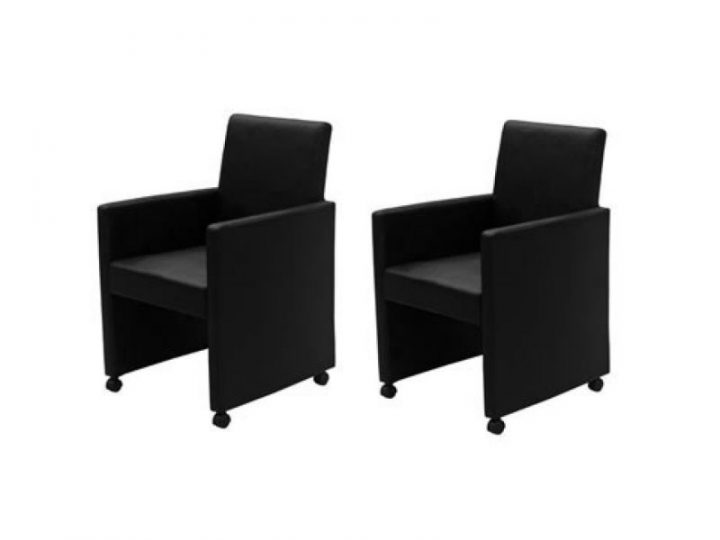 Lot De 2 Fauteuils Chaise De Salle À Manger Salon Entrée serapportantà Chaise Fauteuil Salle À Manger