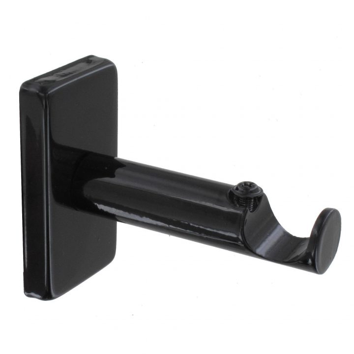 Lot De 2 Supports Sans Perçage Tringle À Rideau City, 20 serapportantà Tringle A Rideau Noir