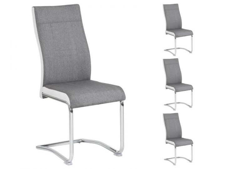 Lot De 4 Chaises De Salle À Manger Ou Cuisine Alba Avec avec Chaise De Salle A Manger Conforama