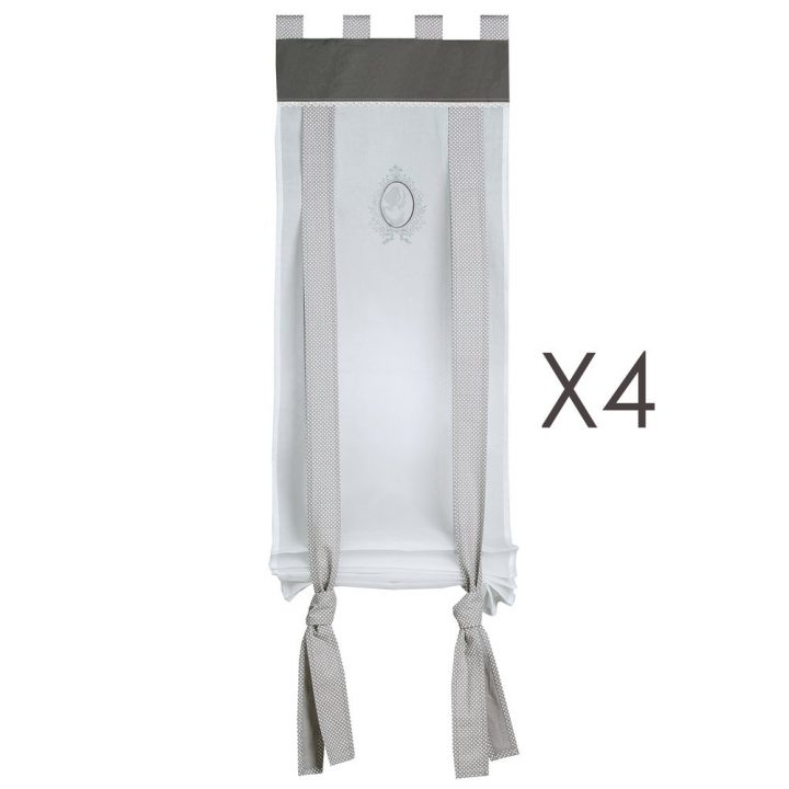 Lot De 4 Rideaux Enrouleur 45X160 – Frida | Maison Et Styles intérieur Rideaux Fenetre 60X120