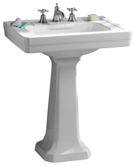 Lutezia 27-Inch Pedestal Lavatory Sink By Porcher intérieur Toilette Porcher