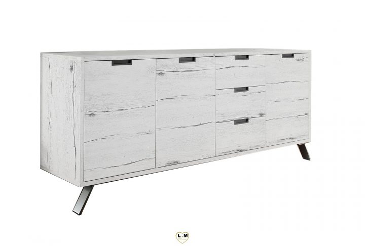 Lyroy Chene Blanchi Ensemble Sejour Salle A Manger tout Salle A Manger Chene Blanchi