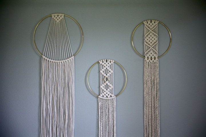 Macrame Wall Hanging 50 Natural White Cotton Rope By pour Rideau Macramé Diy