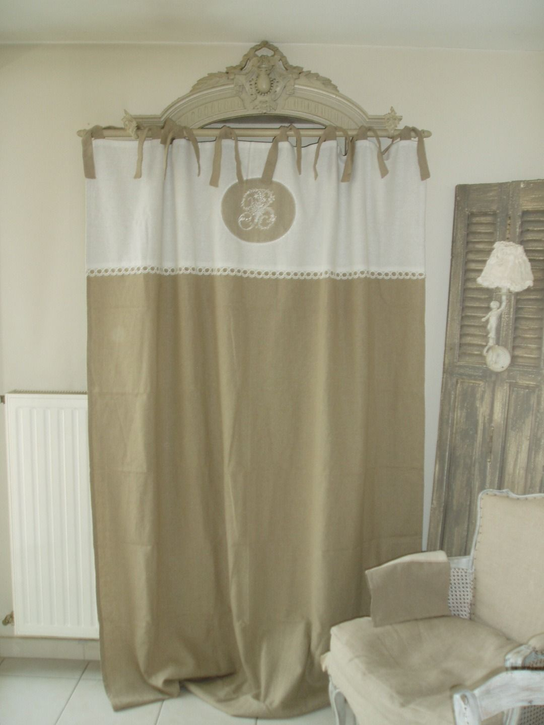 Magnifique Rideau En Toile De Lin 100% Naturel : Textiles dedans Rideaux Magnifiques Magnifique Rideau En Toile De Lin 100% Naturel : Textiles dedans Rideaux Magnifiques