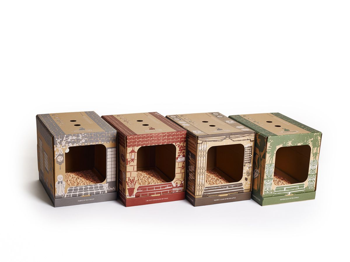 maison de toilettes pour chat