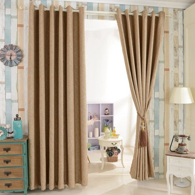 Maison Design Belle Pleine Aveugle Fenêtre Rideaux destiné Rideaux Salon Moderne 2017