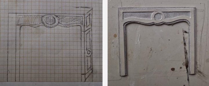Maison Française 1/12: Parquet-Moulures-Cheminée serapportantà Cheminée En Carton Fiche Technique