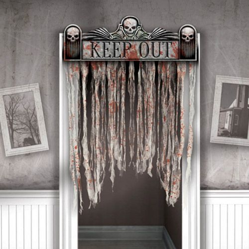 Maquillage – Rideau De Porte Sanglant Rideau De Porte concernant Rideau Porte D Entrée Castorama