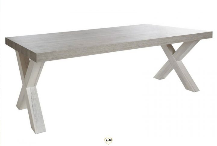 Maruba Chene Clair Et Chene Blanchi Sejour Salle A Manger avec Salle A Manger Chene Blanchi