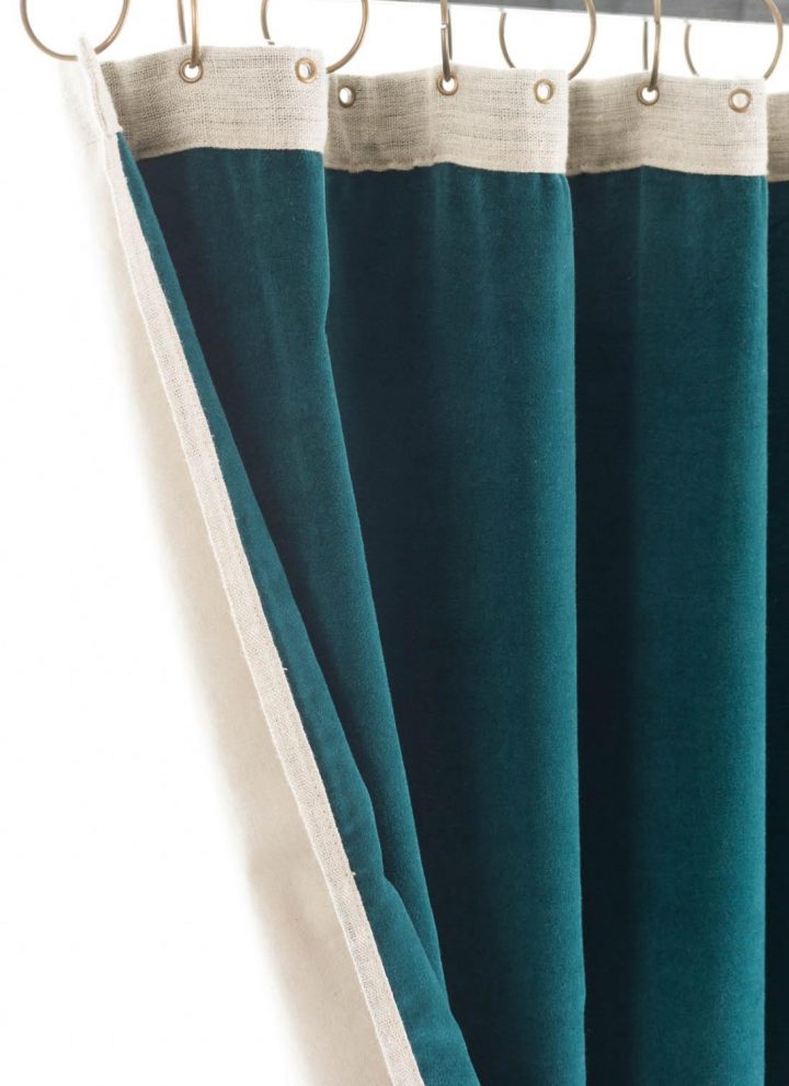 Medicis Rideau En Velours Epais – Bleu Orage concernant Rideaux Velours Epais Medicis Rideau En Velours Epais – Bleu Orage concernant Rideaux Velours Epais