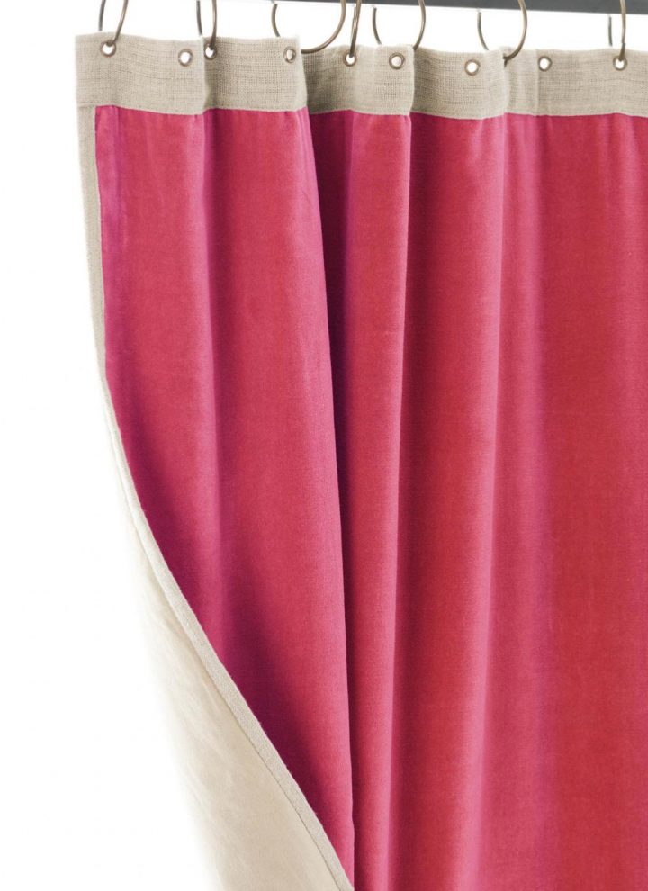 Medicis Rideau En Velours Epais – Rose concernant Rideau Rose Et Gris Medicis Rideau En Velours Epais – Rose concernant Rideau Rose Et Gris