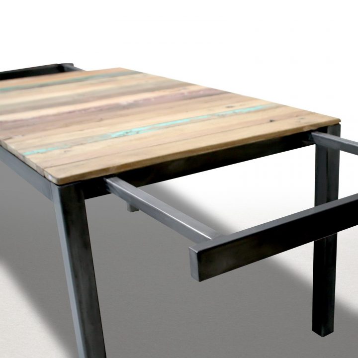 Meilleur Table Salle Manger Bois Metal Design Et encequiconcerne Table Salle A Manger Metal Et Bois