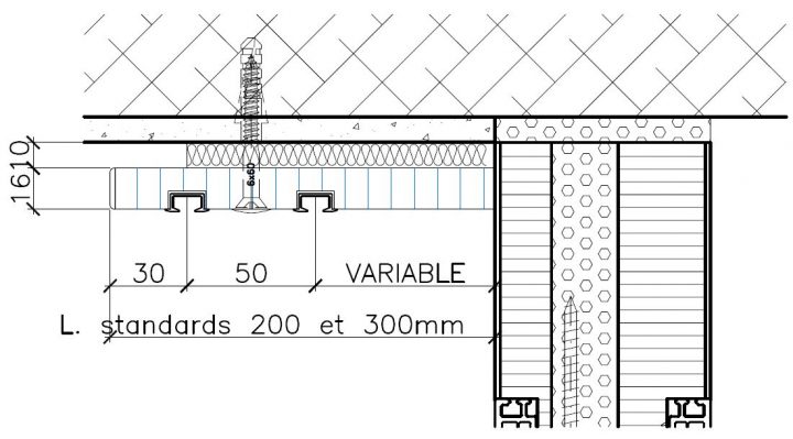 Mélaminé Blanc | Norba (Ch) intérieur Rideau Dwg