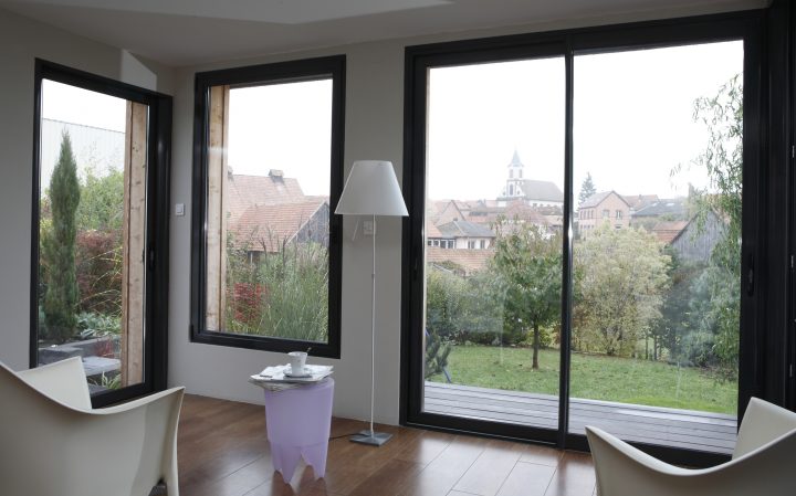 Menuiserie Aluminium | Byeroom avec Rideau Fenetre Aluminium