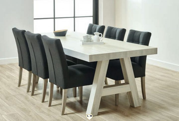 Merida Bois Blanc Vieilli Ensemble Sejour Salle A Manger tout Banc De Salle À Manger