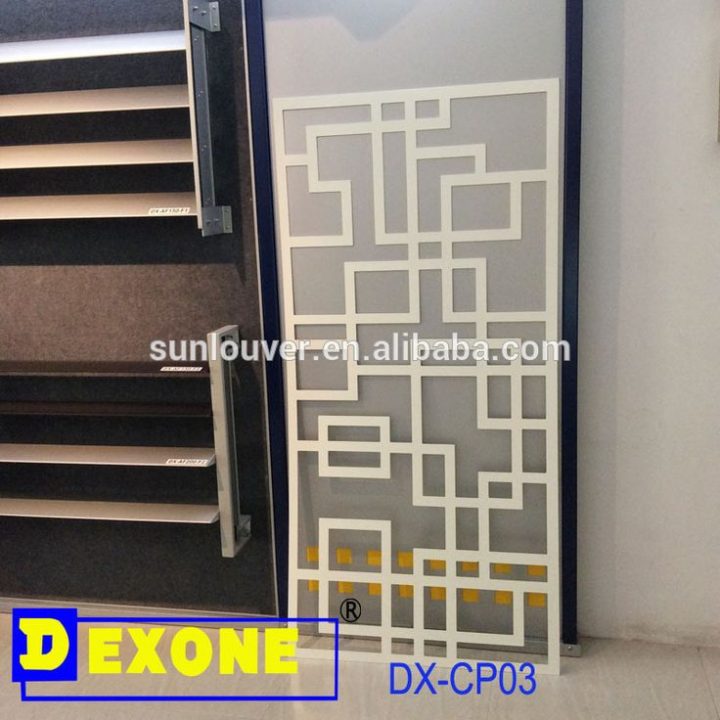 Métal De Découpe Laser Aluminium Panneau Pour Écran intérieur Rideau Decoupe Laser