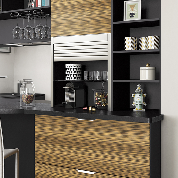 Meuble Haut Cuisine : Optimiser Votre Espace | Mobalpa serapportantà Rideau Pour Meuble De Cuisine Ouvert