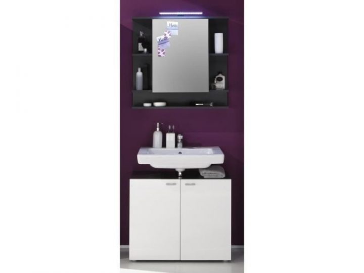 Meuble Haut De Salle De Bain – Element Mural De Salle De tout Meuble Mural Toilette